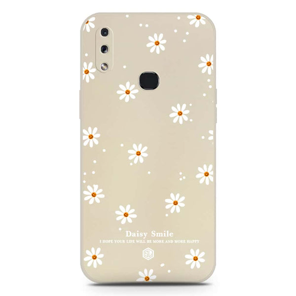 Daisy Smile Design Soft Phone Case - Silica Gel Case - Offwhite - Samsung Galaxy A10s