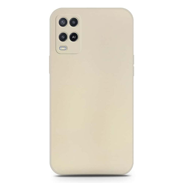 Skinlee Silica Gel Case - Offwhite - Oppo A55 5G