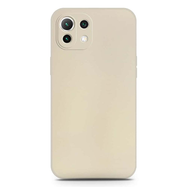 Skinlee Silica Gel Case - Offwhite - Xiaomi Mi 11 Lite