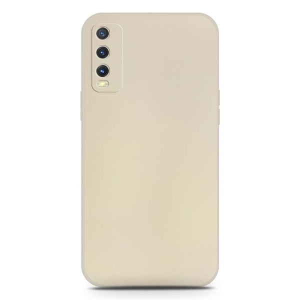 Skinlee Silica Gel Case - Offwhite - Vivo Y20i