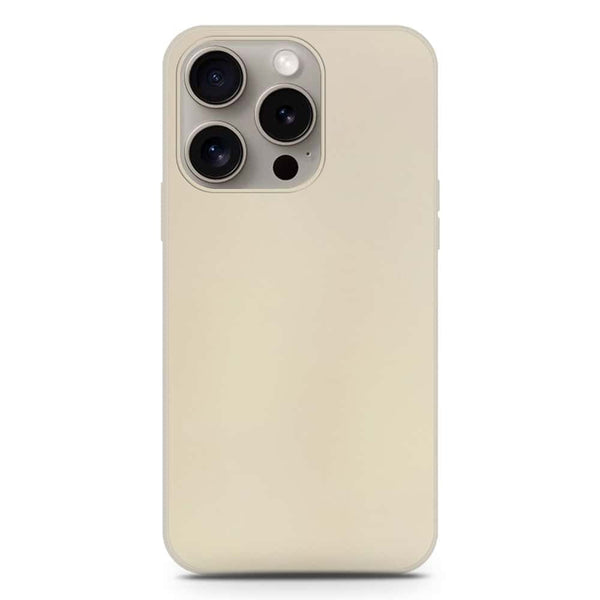 Skinlee Silica Gel Case - Offwhite - iPhone 16 Pro Max