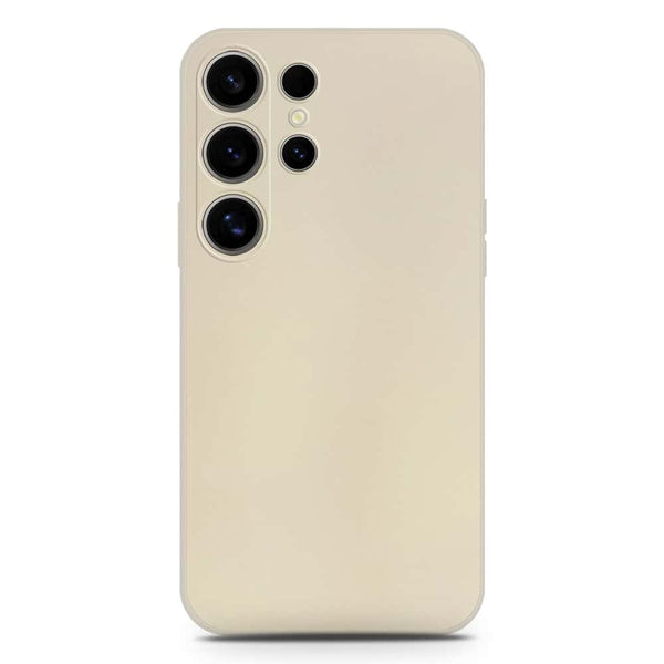 Skinlee Silica Gel Case - Offwhite - Samsung Galaxy S24 Ultra