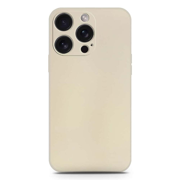 Skinlee Silica Gel Case - Offwhite - iPhone 15 Pro