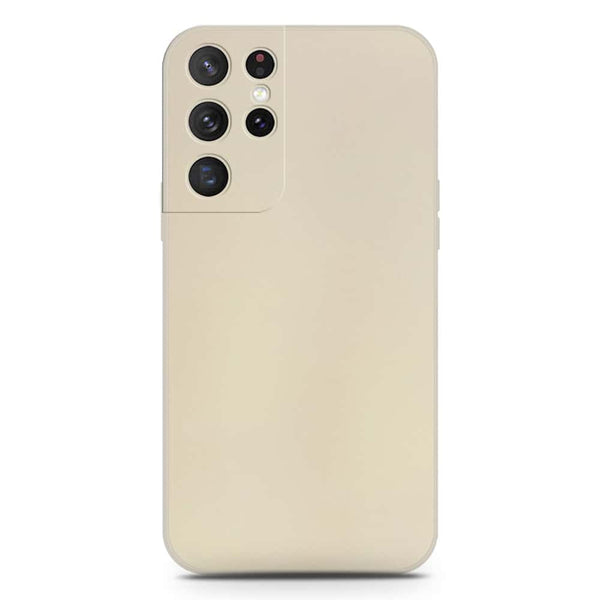 Skinlee Silica Gel Case - Offwhite - Samsung Galaxy S21 Ultra 5G