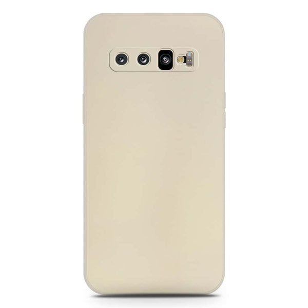 Skinlee Silica Gel Case - Offwhite - Samsung Galaxy S10 Plus