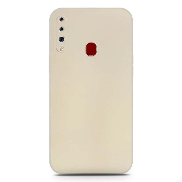 Skinlee Silica Gel Case - Offwhite - Samsung Galaxy A20s