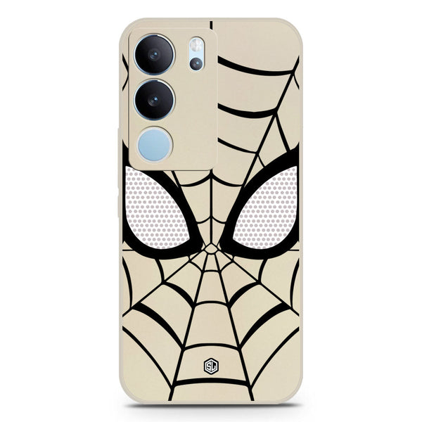 Cool Spider Design Soft Phone Case - Silica Gel Case - Offwhite - Vivo V29