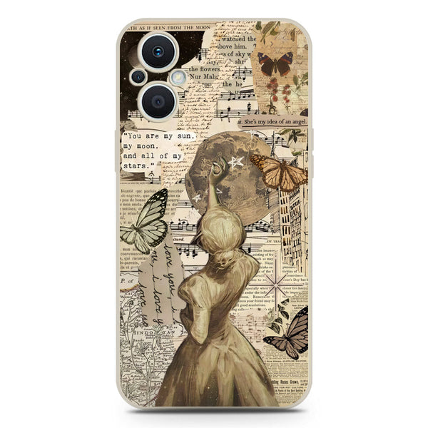 Chapters of You Series Soft Phone Case - Silica Gel Case - Offwhite - Oppo Reno 7 Lite