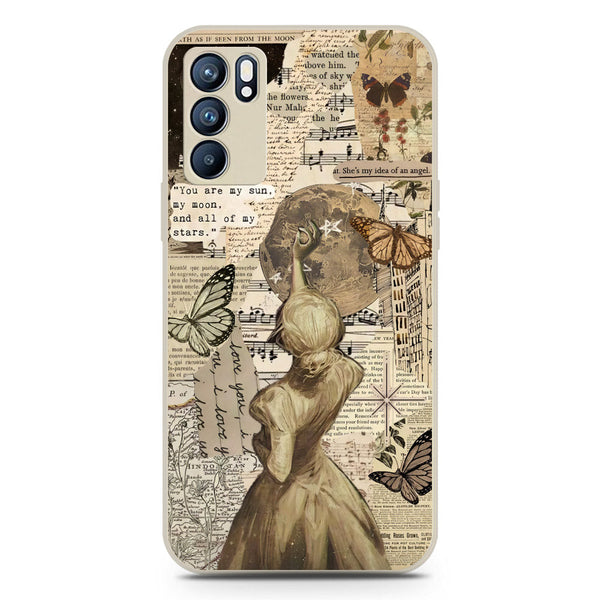 Chapters of You Series Soft Phone Case - Silica Gel Case - Offwhite - Oppo Reno 6 5G