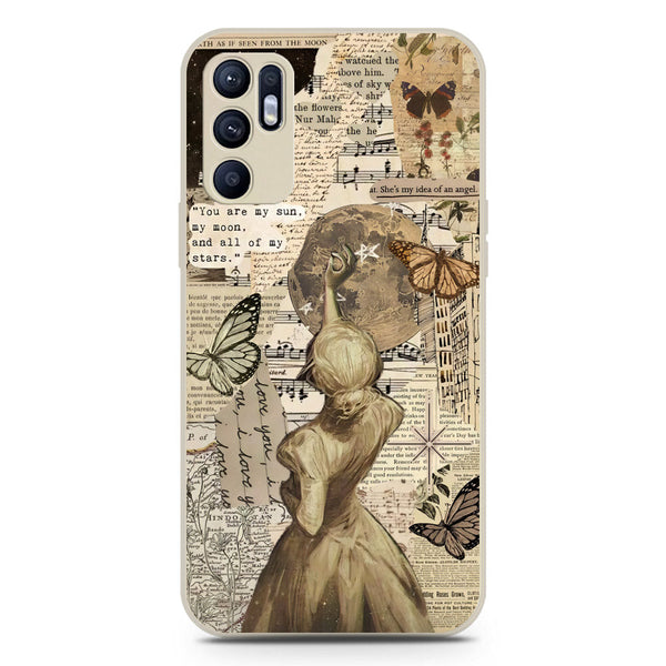 Chapters of You Series Soft Phone Case - Silica Gel Case - Offwhite - Oppo Reno 6