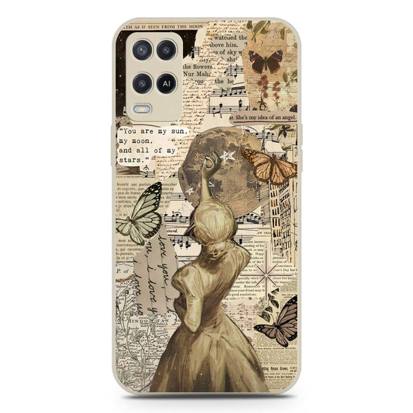 Chapters of You Series Soft Phone Case - Silica Gel Case - Offwhite - Oppo A54 4G