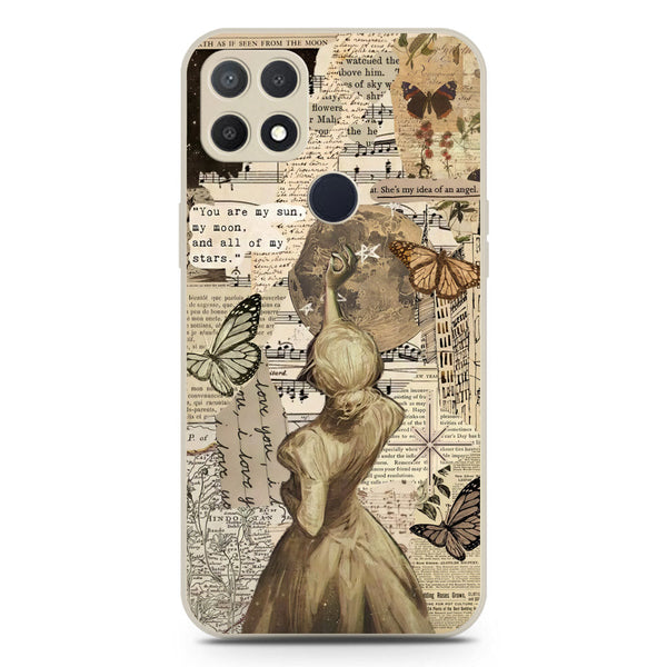 Chapters of You Series Soft Phone Case - Silica Gel Case - Offwhite - Oppo A35