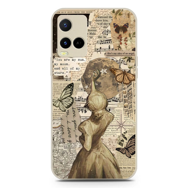 Chapters of You Series Soft Phone Case - Silica Gel Case - Offwhite - Vivo Y21a