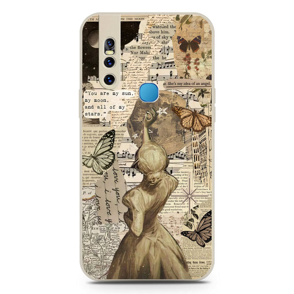 Chapters of You Series Soft Phone Case - Silica Gel Case - Offwhite - Vivo V15