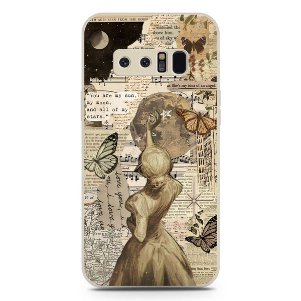 Chapters of You Series Soft Phone Case - Silica Gel Case - Offwhite - Samsung Galaxy Note 8