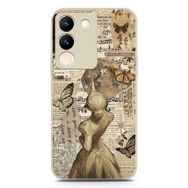 Chapters of You Series Soft Phone Case - Silica Gel Case - Offwhite - Offwhite - Vivo V29e