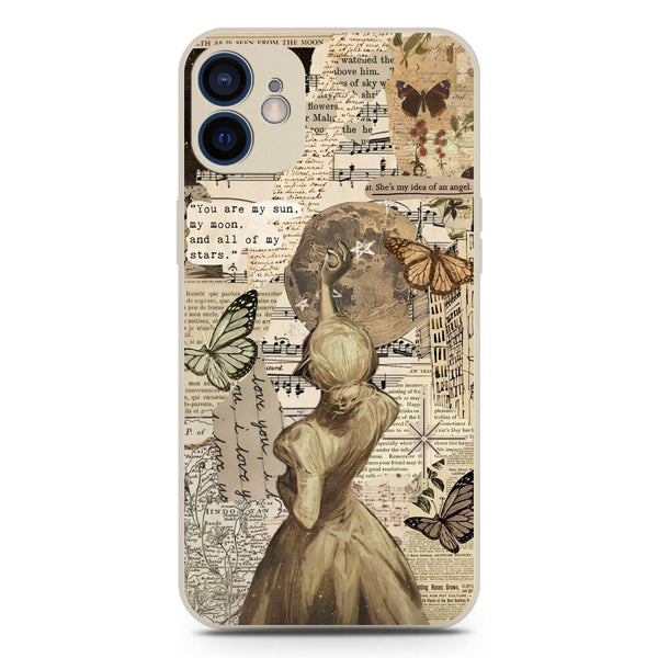 Chapters of You Series Soft Phone Case - Silica Gel Case - Offwhite - iPhone 12 Mini