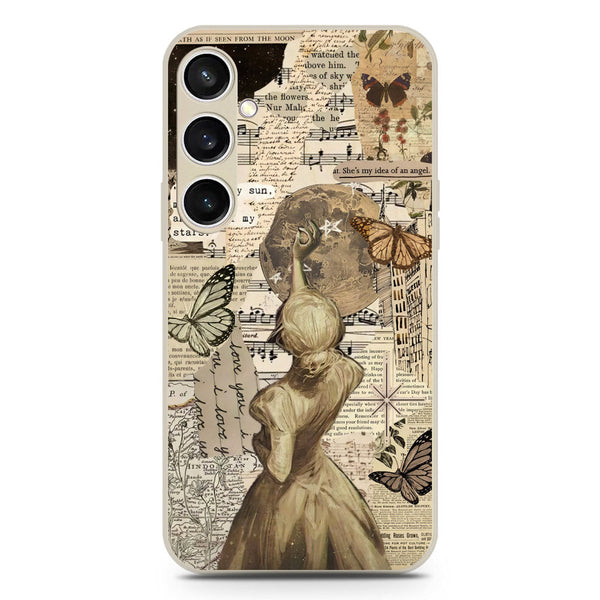 Chapters of You Series Soft Phone Case - Silica Gel Case - Offwhite - Samsung Galaxy S23 FE