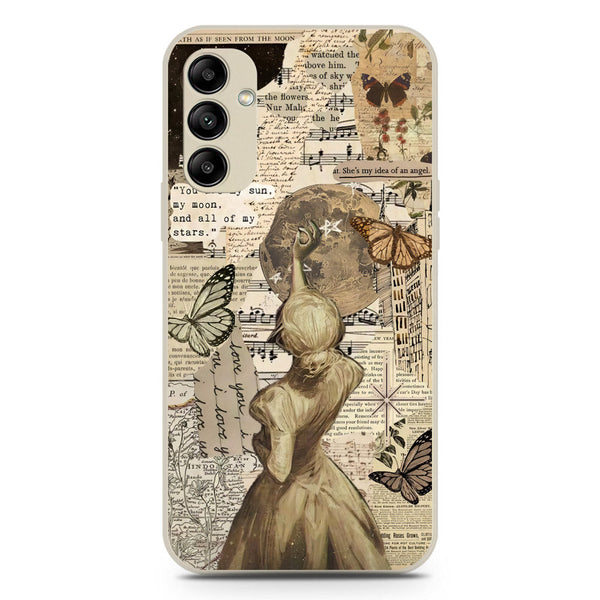 Chapters of You Series Soft Phone Case - Silica Gel Case - Offwhite - Samsung Galaxy A14 5G