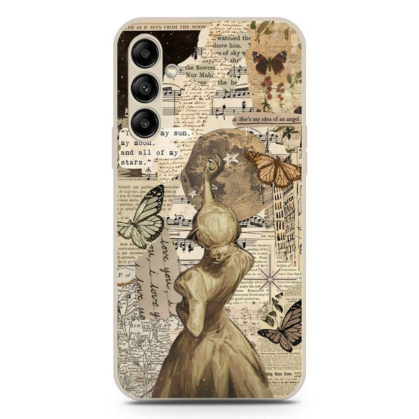 Chapters of You Series Soft Phone Case - Silica Gel Case - Offwhite - Samsung Galaxy A54