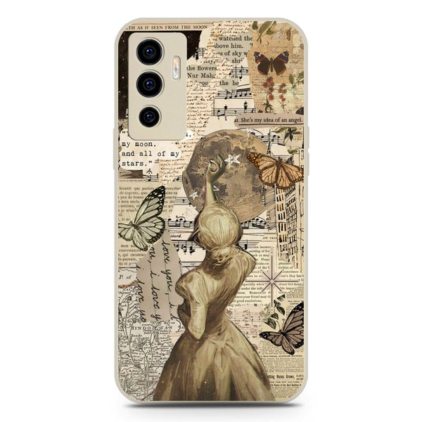 Chapters of You Series Soft Phone Case - Silica Gel Case - Offwhite - Vivo V23e