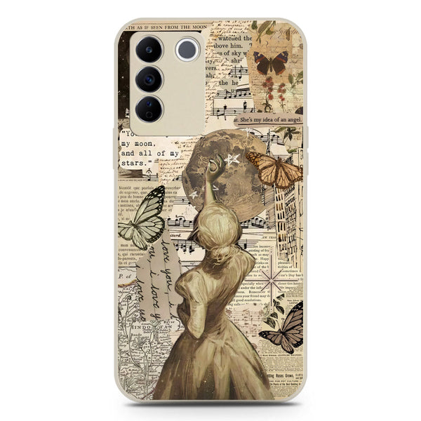 Chapters of You Series Soft Phone Case - Silica Gel Case - Offwhite - Vivo V27e