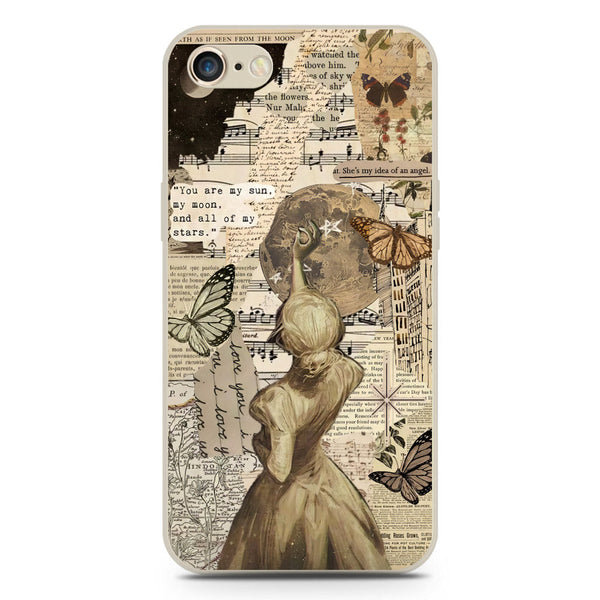 Chapters of You Series Soft Phone Case - Silica Gel Case - Offwhite - iPhone SE 2020