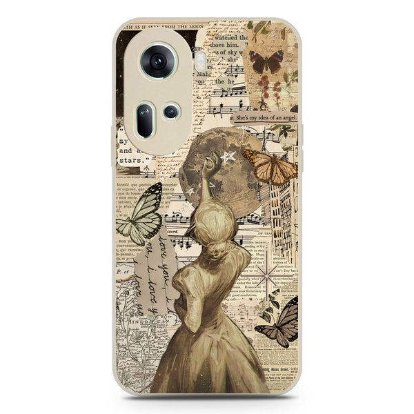 Chapters of You Series Soft Phone Case - Silica Gel Case - Offwhite - Oppo Reno 11 5G