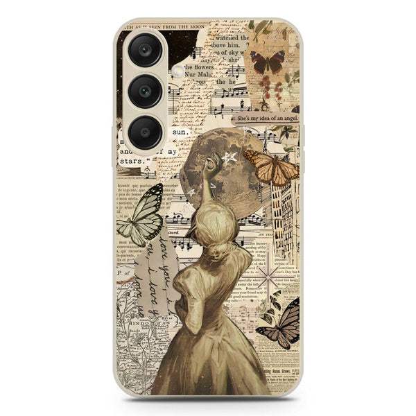 Chapters of You Series Soft Phone Case - Silica Gel Case - Offwhite - Samsung Galaxy A25 5G