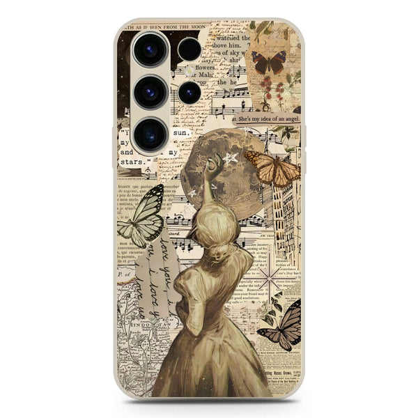 Chapters of You Series Soft Phone Case - Silica Gel Case - Offwhite - Samsung Galaxy S23 Ultra 5G