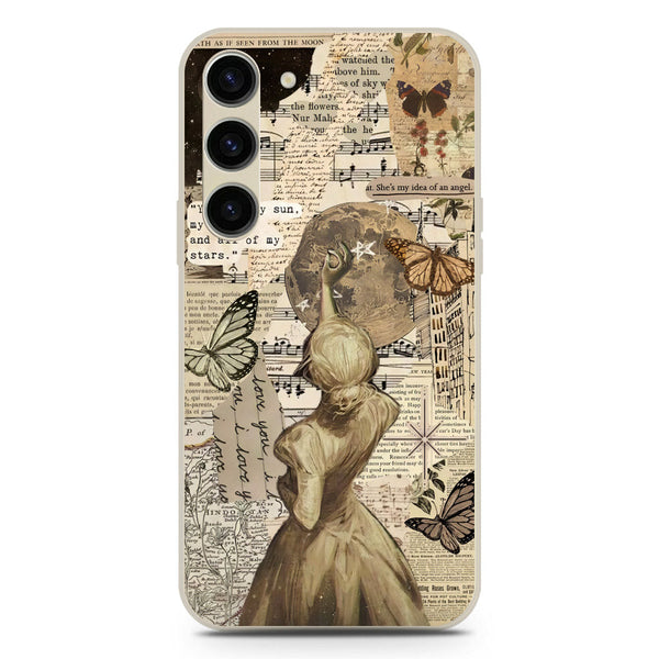 Chapters of You Series Soft Phone Case - Silica Gel Case - Offwhite - Samsung Galaxy S23 5G