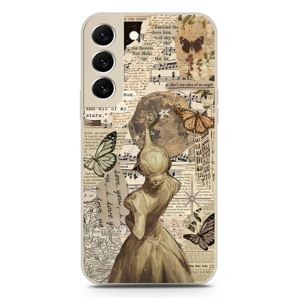 Chapters of You Series Soft Phone Case - Silica Gel Case - Offwhite - Samsung Galaxy S22 Plus 5G