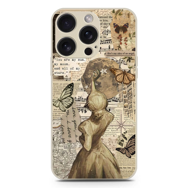 Chapters of You Series Soft Phone Case - Silica Gel Case - Offwhite - iPhone 15 Pro