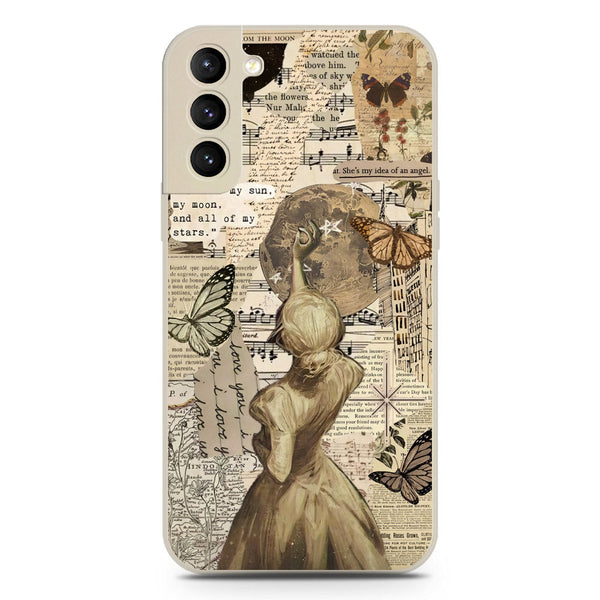 Chapters of You Series Soft Phone Case - Silica Gel Case - Offwhite - Samsung Galaxy S21 FE 5G