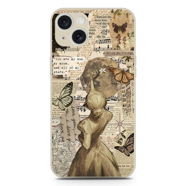 Chapters of You Series Soft Phone Case - Silica Gel Case - Offwhite - iPhone 15