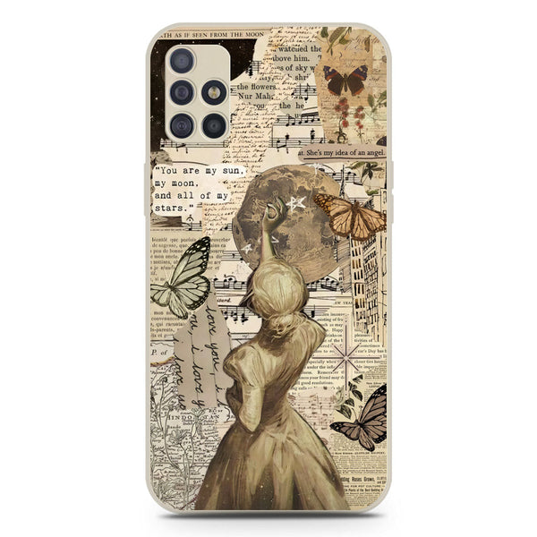 Chapters of You Series Soft Phone Case - Silica Gel Case - Offwhite - Samsung Galaxy A51