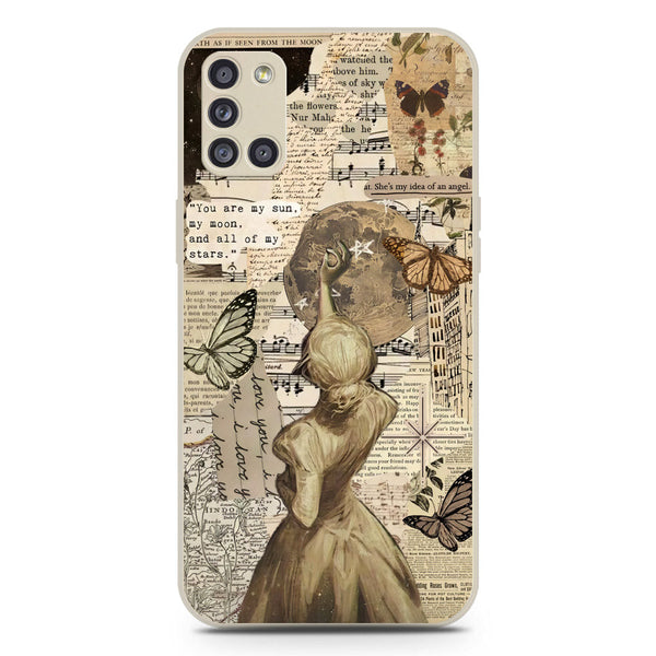 Chapters of You Series Soft Phone Case - Silica Gel Case - Offwhite - Samsung Galaxy A31