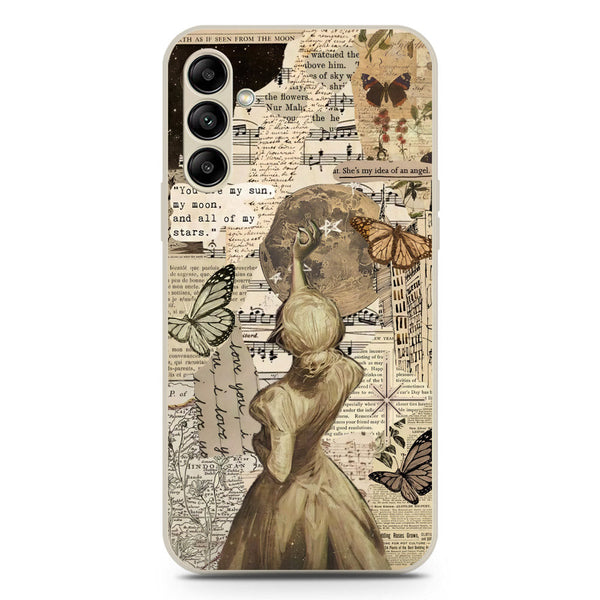 Chapters of You Series Soft Phone Case - Silica Gel Case - Offwhite - Samsung Galaxy A24 4G