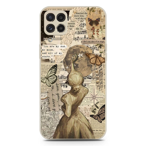Chapters of You Series Soft Phone Case - Silica Gel Case - Offwhite - Samsung Galaxy A22