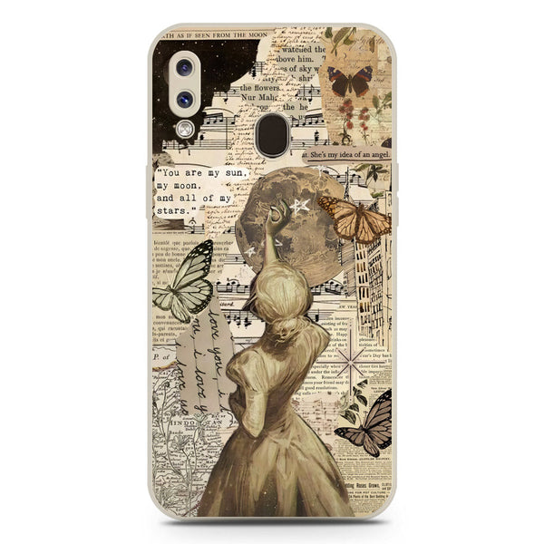 Chapters of You Series Soft Phone Case - Silica Gel Case - Offwhite - Samsung Galaxy A20