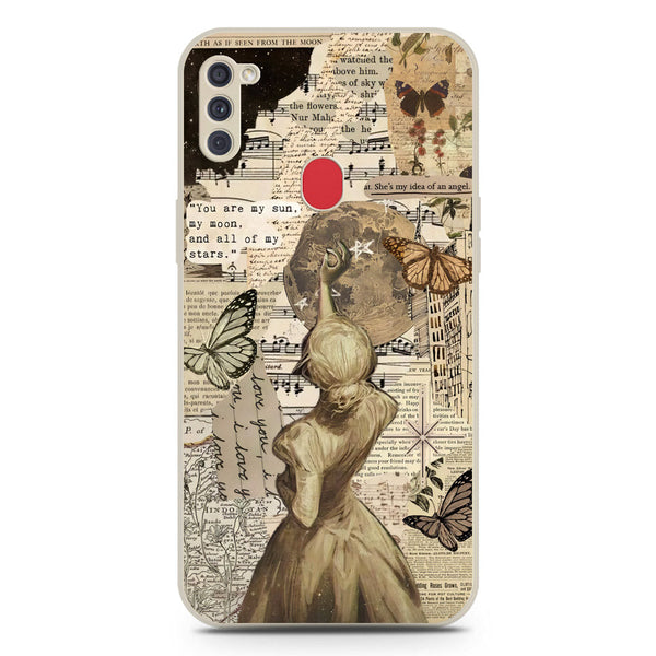 Chapters of You Series Soft Phone Case - Silica Gel Case - Offwhite - Samsung Galaxy A11