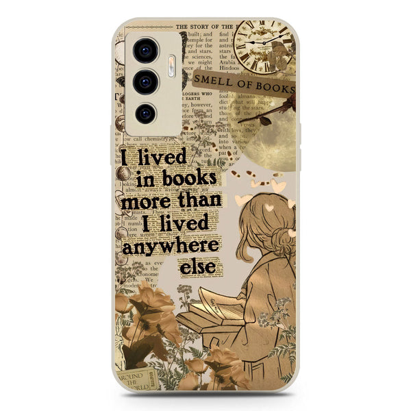 Chapters of You Series Soft Phone Case - Silica Gel Case - Offwhite - Vivo V23e 5G