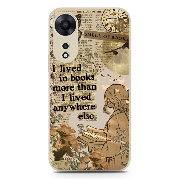 Chapters of You Series Soft Phone Case - Silica Gel Case - Offwhite - Oppo A58 4G