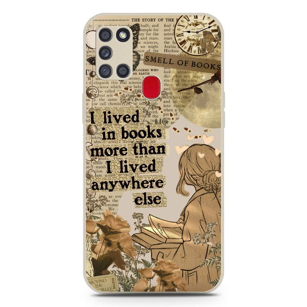 Chapters of You Series Soft Phone Case - Silica Gel Case - Offwhite - Samsung Galaxy A21s