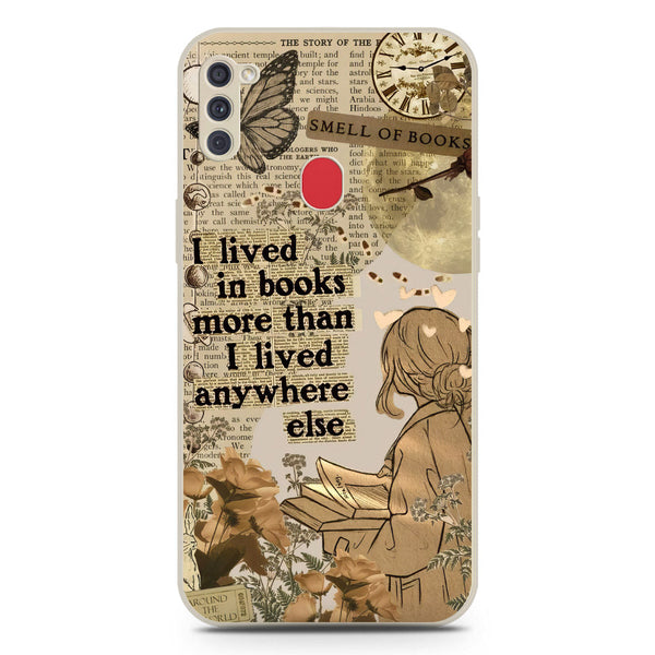 Chapters of You Series Soft Phone Case - Silica Gel Case - Offwhite - Samsung Galaxy A11
