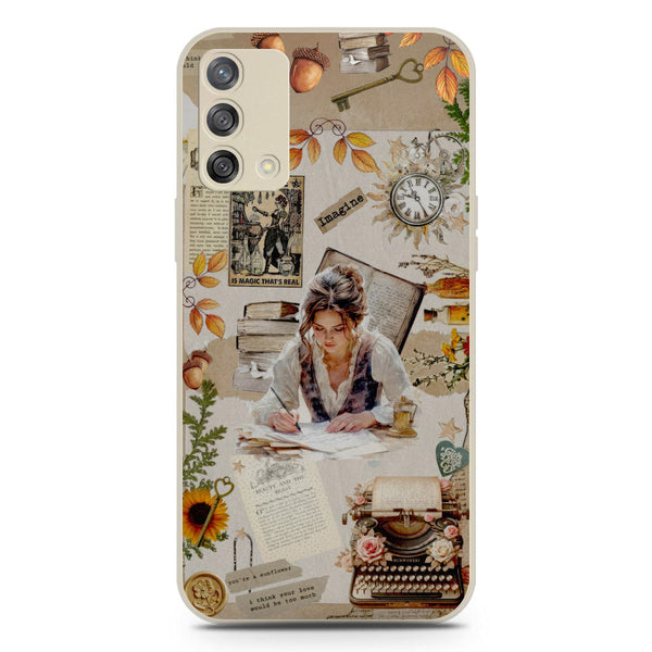 Chapters of You Series Soft Phone Case - Silica Gel Case - Offwhite - Oppo A95