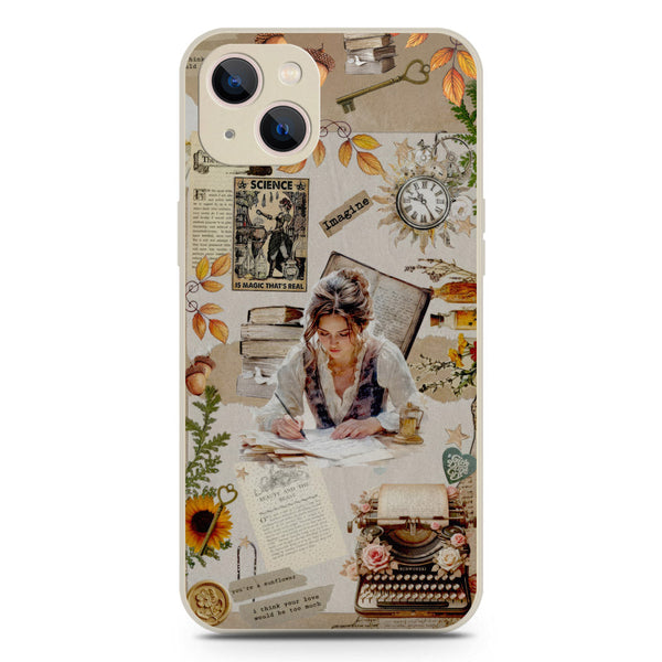 Chapters of You Series Soft Phone Case - Silica Gel Case - Offwhite - iPhone 13 Mini