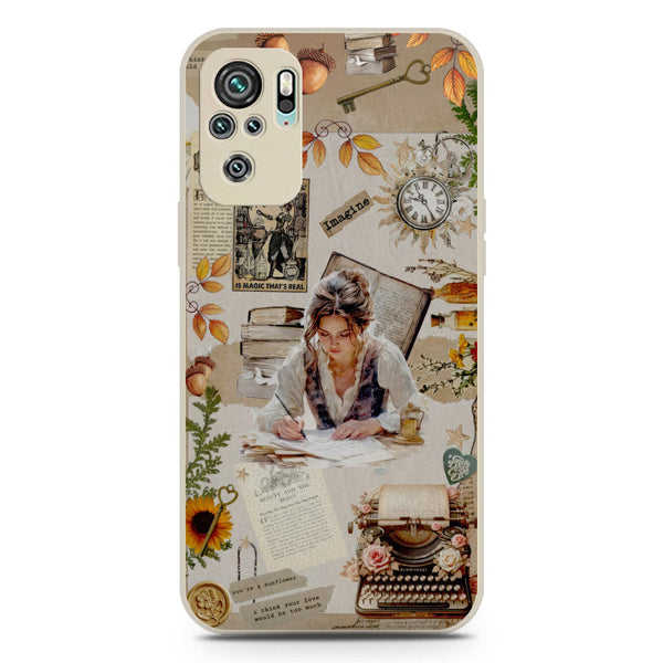Chapters of You Series Soft Phone Case - Silica Gel Case - Offwhite - Xiaomi Redmi Note 10 4G