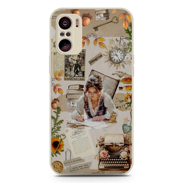 Chapters of You Series Soft Phone Case - Silica Gel Case - Offwhite - Xiaomi Redmi K40 Pro