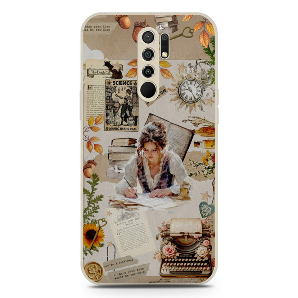 Chapters of You Series Soft Phone Case - Silica Gel Case - Offwhite - Xiaomi Redmi 9 Prime